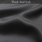 SimpleHome Ombre Room Darkening Curtains for Bedroom, Gradient Black to Grey White Light Blocking Thermal Insulated Grommet Window Curtain/Drapes for Living Room,2 Panels, 52x84 inches Length