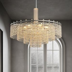 Crystal curtain chandelier new dining room bedroom duplex building villa luxury decorative lighting custom engineering lighting