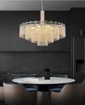 Crystal curtain chandelier new dining room bedroom duplex building villa luxury decorative lighting custom engineering lighting
