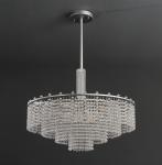 Crystal curtain chandelier new dining room bedroom duplex building villa luxury decorative lighting custom engineering lighting