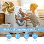 American Linen 3 Piece Sequin Embroidered Window Curtain Set – Valance and Tiers – Kitchen, Living Room, or Bathroom Curtains