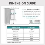 Joydeco Blackout Curtains 72 Inch Length 2 Panels Set, Thermal Insulated Long Curtains& Drapes 2 Burg, Room Darkening Grommet Drapes for Living Room Bedroom Window (W52 x L72 Inch, Navy Blue)