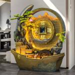 TWR water curtain wall water screen large floor ornament rockery fountain living room decoration