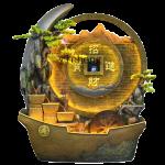 TWR water curtain wall water screen large floor ornament rockery fountain living room decoration