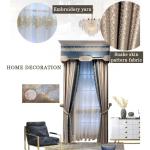 Thermal Insulated Blackout Curtains for Bedrooms and Living Rooms - Modern French Style Window Treatments with Unique Design