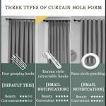 Thermal Insulated Blackout Curtains for Bedrooms and Living Rooms - Modern French Style Window Treatments with Unique Design