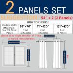 Amidoudou 1 Pair European Double Layer Curtains for Living Room Bedroom Luxury Flower Embroidered Curtains with Valance (Grey,54x84 Inch)