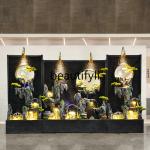 Water curtain wall, flowing water fountain, rockery ornament, living room and outdoor fish pond07