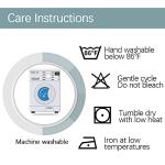 BGment White Blackout Curtains for Bedroom 63 Inch Long - Thermal Insulated Black Out Curtains Room Darkening Soundproof Rod Pocket Window Curtains for Living Room, Each Drape Panel 52 Inch Wide