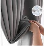 Noise Reduction Sound Insulation Bedroom Curtains Modern Simple  100% Blackout Curtains For Living Room Balcony Window Blinds