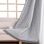 Noise Reduction Sound Insulation Bedroom Curtains Modern Simple  100% Blackout Curtains For Living Room Balcony Window Blinds