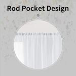 Fereyis Floral Sheer Curtains for Living Room 84 inch Length 2 Panels Set Elegant Butterfly Spring Flower Printed Window Curtain Chiffon Drapes for Bedroom