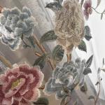 Private Customization Elegant Purple Velvet Embroidery Curtains for Living Room Bedroom French Window Custom Villa Valance