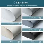 WEFFORT Motorized Blind,Work with Homekit Thread-Enabled, 100% Blackout Smart Shades with Remote Control, Electric Roller Shade,Multi-Color Samples