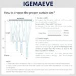 IGEMAEVE Linen Blackout Curtains 84 Inch Length 2 Panels Set,100% Black Out Curtains for Bedroom Living Room, Thermal Insulated Darkening Drapes Privacy Grommet Window Home Deco (52x84 Inch, Linen)