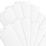 DALIX White Vertical Replacement Blinds Slats Sliding Door Window Patio (12 Pack)