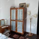 French retro solid wood gauze curtain glass storage bedroom clothes cabinet simple and modern  FT