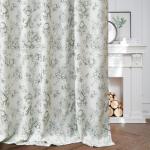 jinchan 95% Blackout Floral Curtains 84 Inches Long, Printed Flower Sage Green Blackout Curtain for Bedroom Rod Pocket Back Tab Blackout Curtains Thermal Insulated Window Drapes, 2 Panels