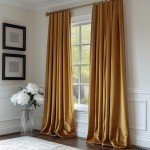 Lazzzy Velvet Blackout Curtains Brown Thermal Insulated Curtains 84 Room Darkening Window Drapes Super Soft Luxury Curtains for Living Room Bedroom Rod Pocket 2 Panels 84 Inch Long Gold Brown