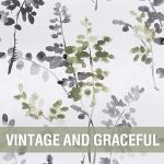 H.VERSAILTEX Blackout Curtains for Bedroom Thermal Insulated Grommet Panels Noise Reduction Window Drapes Room Darkening Curtains for Living Room(2 Panels, 52x45 in, Grey and Sage)