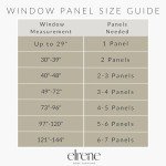 Elrene Home Fashions Brighton Windowpane Plaid Blackout Window Curtain, Living Room and Bedroom Drape with Rod Pocket Tabs, 52" x 95", 1 Panel
