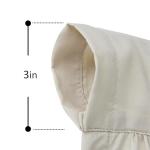 Homechoice Decor Thermal Insulated Blackout Window Curtains, 52" W x 96" L x 2 Panels, Boho Ruched Window Treatments with 3 Rows of Butterfly Flowers, Rustic Rod Pocket Drapes for Room, Camel (LQ-30)