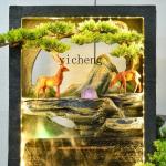 TWR large floor-to-ceiling water curtain wall, flowing water wall, screen, living room lucky ornament