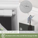 Sulugood No Drill Roman Shades for Windows No Tools Roman Shades, UV Protection, Privacy, Thermal Insulation Roman Blinds, Easy to Install, 70％Blackout-Beige Custom Size