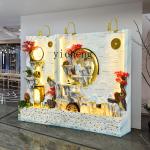 Living Room Decoration Large Floor Light Luxury Water Fountain Landscape Home Water Curtain Wall