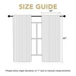 H.VERSAILTEX Blackout Curtains Thermal Insulated Window Treatment Panels Room Darkening Blackout Drapes for Living Room Back Tab/Rod Pocket Bedroom Draperies, 52 x 63 Inch, Light Sage, 2 Panels