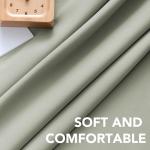 H.VERSAILTEX Blackout Curtains Thermal Insulated Window Treatment Panels Room Darkening Blackout Drapes for Living Room Back Tab/Rod Pocket Bedroom Draperies, 52 x 63 Inch, Light Sage, 2 Panels
