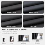 Joydeco Blackout Curtains 95 Inch for Bedroom, Thermal Insulated 52 x 95 Long Curtains & Drapes 2 Burg, Room Darkening Grommet Drapes for Living Room Window, 2 Panels Set