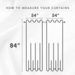 Elegant Comfort Aurora Jacquard Look Curtain Panel Set with Attached Valance 54" X 84 inch (Set of 2), Gold