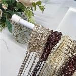 ave split Decorative Door String Curtain Wall Panel Fringe Window Room Blind Divider Tassel Screen Home 100cm*200cm (#018311)