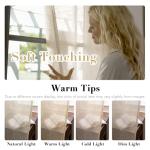 H.VERSAILTEX Linen Curtains Natural Linen Semi-Sheer Curtains 2 Panels Nickel Grommet Privacy Added Premium Soft Rich Material Drapes for Bedroom/Livingroom - 52x84 - Inch - Linen