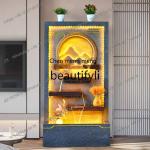 D178  Large water curtain wall company courtyard rockery flowing water living room circulating water floor ornament