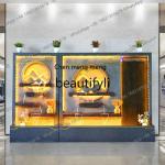 D178  Large water curtain wall company courtyard rockery flowing water living room circulating water floor ornament