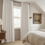 HPD Half Price Drapes Faux Linen Textured Room Darkening Curtains for Bedroom 84 Inches Long (1 Panel), 50W X 84L Curtains for Living Room Home Decor, Birch