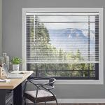 CHICOLOGY Mini Blinds for Indoor Windows – 34"W x 60"H, White Horizontal Vinyl Blinds | Cordless | Easy to Install | Sleek Low-Profile Fit for Doors, Offices, Kitchens & Apartments
