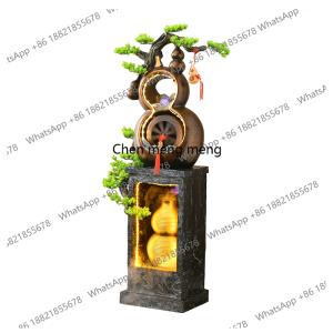 Water curtain wall, flowing water ornament, circulating water, living room screen decoration, opening gift, lucky