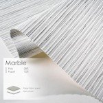 GoDear Design Adjustable Vertical Blinds, Panel Track Blinds, Sliding Glass Door Blinds, Closet Doors, Room Dividers, Extendable Track from 45.8" to 86" W, Trimmable Panel Curtains Up to 96" H, Marble