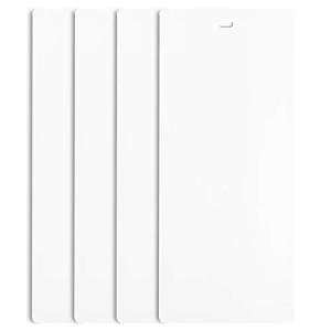 DALIX 82.5" White Vertical Blinds Replacement Slats Sliding Door Window (4 Pack)
