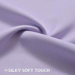 COSVIYA Curtains 63 inch Length Grommet Room Darkening,Thick Polyester Light Blocking Insulated Thermal Lilac Curtain Drapes for Bedroom/Living Room,2 Panels,42x63 inches