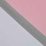 COSVIYA Ombre Room Darkening Pink and Grey Curtains 63 inches Length for Girls Bedroom, Light Blocking 2 Tone Reversible Rod Pocket Gradient Window Drapes for Living Room,2 Panels, 52 inches Wide