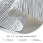 GoDear Design Adjustable Vertical Blinds, Panel Track Blinds, Sliding Glass Door Blinds, Closet Doors, Room Dividers, Extendable Track from 45.8" to 86" W, Trimmable Panel Curtains Up to 96" H, Marble