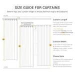 INOVADAY 100% Blackout Curtains for Bedroom, Black Out Curtains 84 Inch Long, Clip Rings Linen Blackout Drapes, Thermal Insulated Room Darkening for Living Room, 2 Panels - Oatmeal,W50xL84