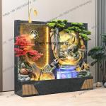 Water curtain wall flowing water ornament office hotel living room courtyard fountain large entrance decoration landscaping