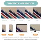 BONZER 100% Blackout Curtains 84 inches Long - 4 Panels Full Light Blocking White Window Drapes for Bedroom, Total Privacy Grommet Room Darkening Curtain with Black Backing for Living Room, Patio Door