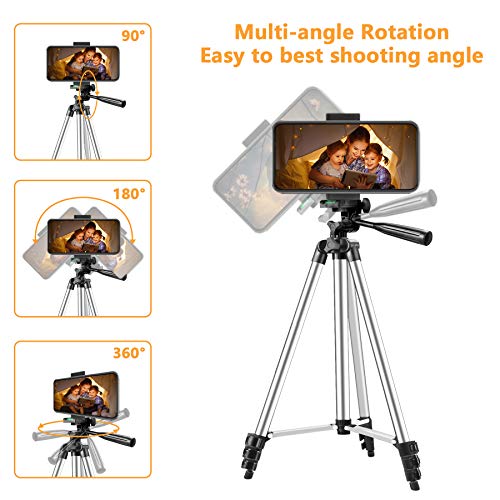 42" Mobile Phone Tripod Stand for iPhone/Android with Remote