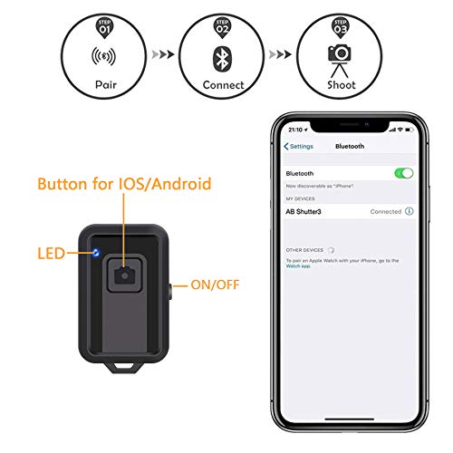 42" Mobile Phone Tripod Stand for iPhone/Android with Remote